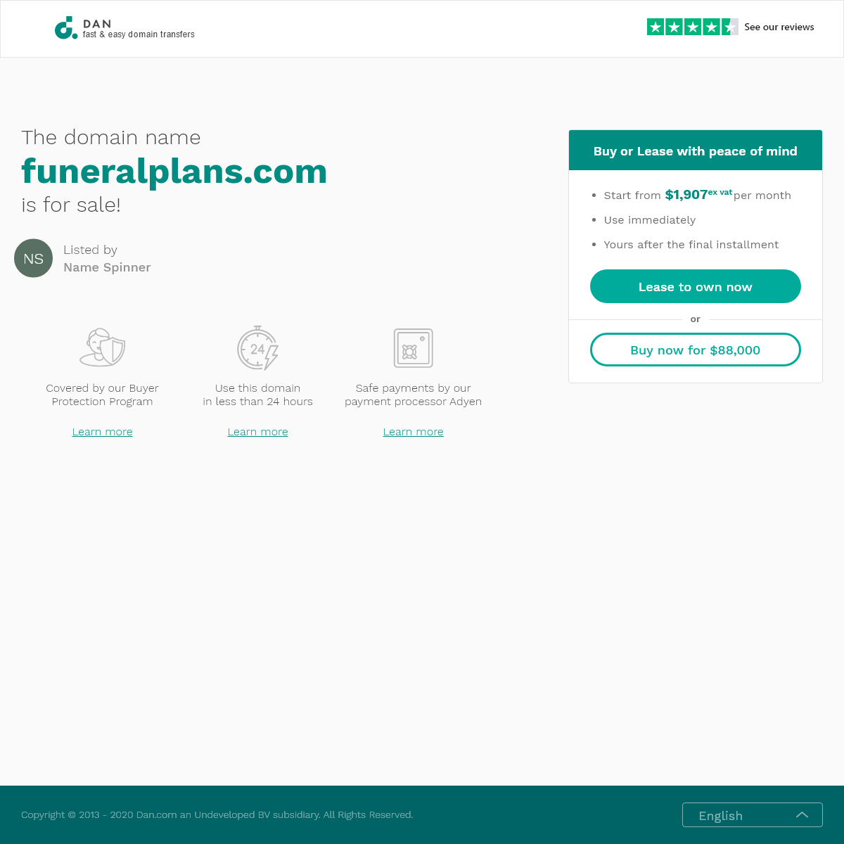A complete backup of funeralplans.com