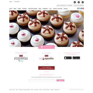 A complete backup of georgetowncupcake.com