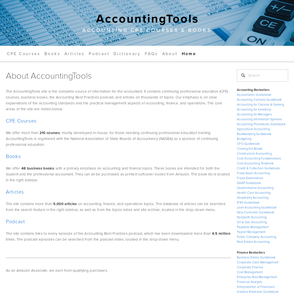 A complete backup of accountingtools.com