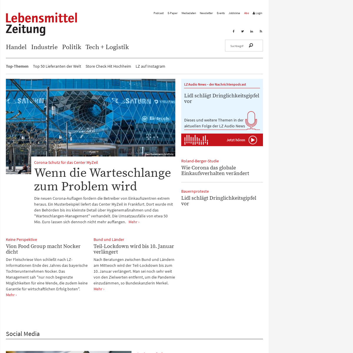 A complete backup of lebensmittelzeitung.net