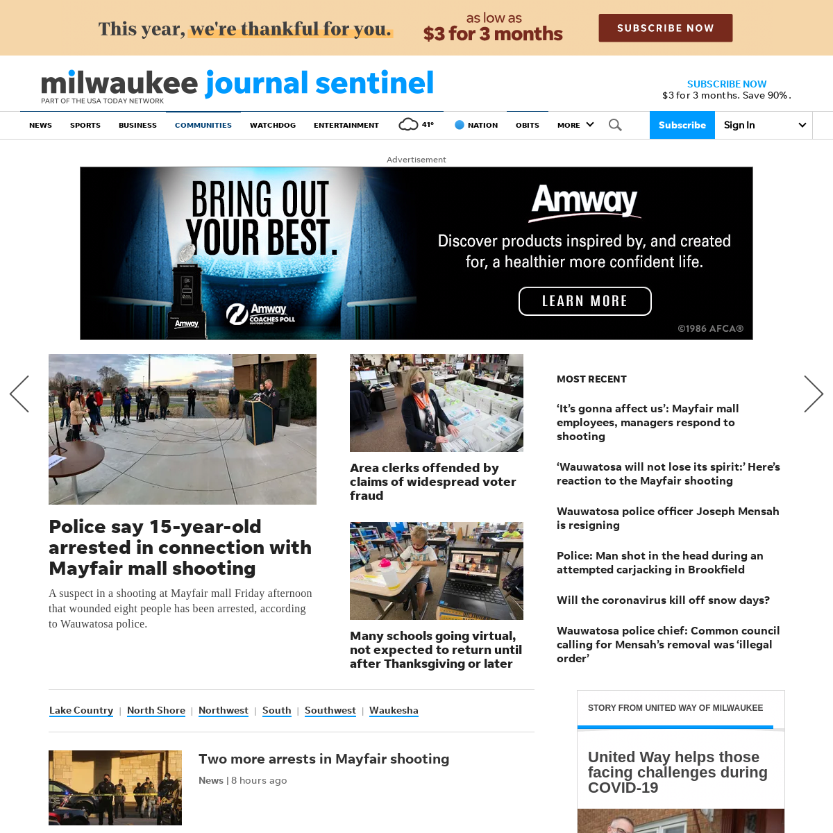 milwaukee journal sentinel archives online