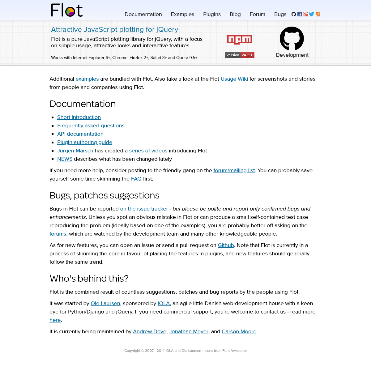 A complete backup of flotcharts.org