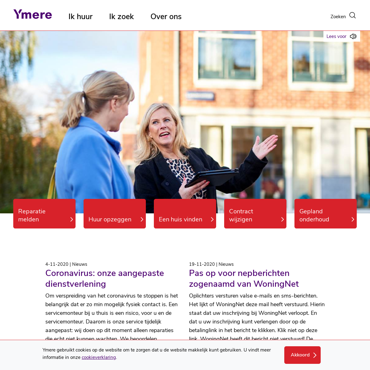 A complete backup of ymere.nl