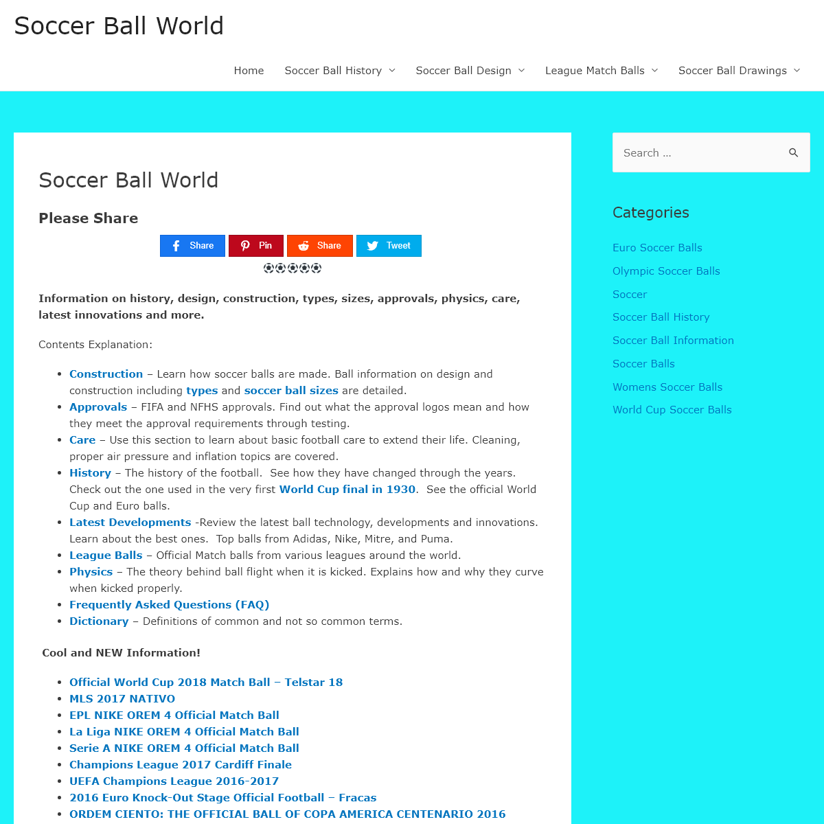 A complete backup of soccerballworld.com