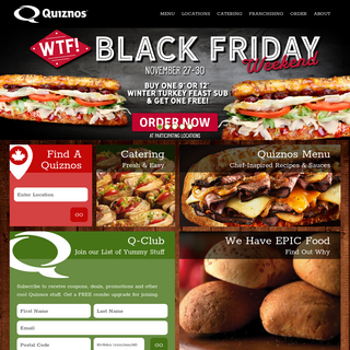 A complete backup of quiznos.ca