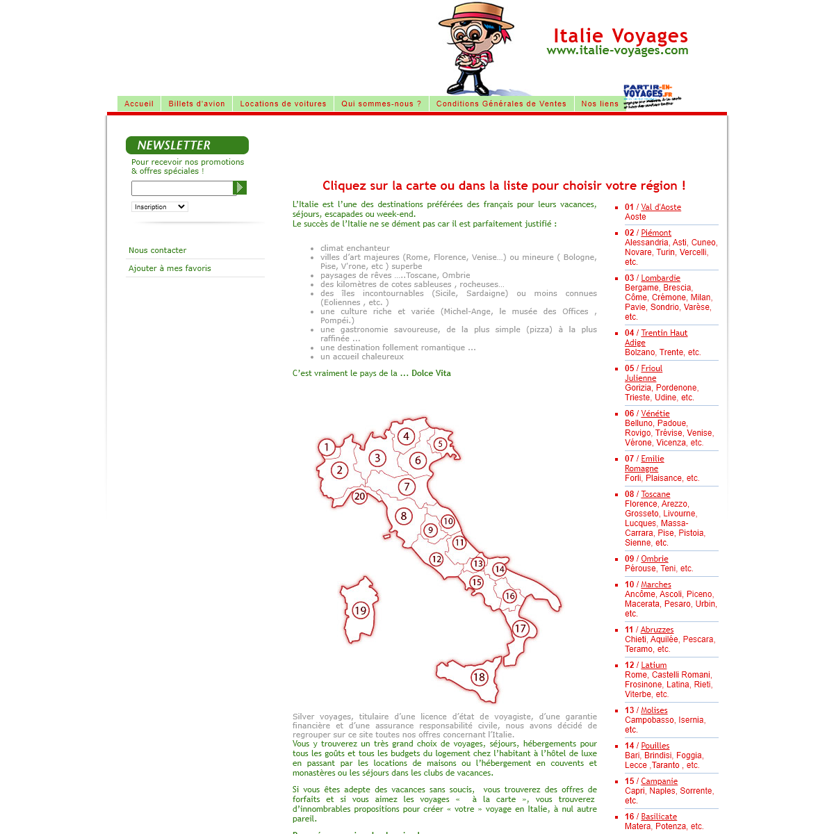 A complete backup of italie-voyages.com