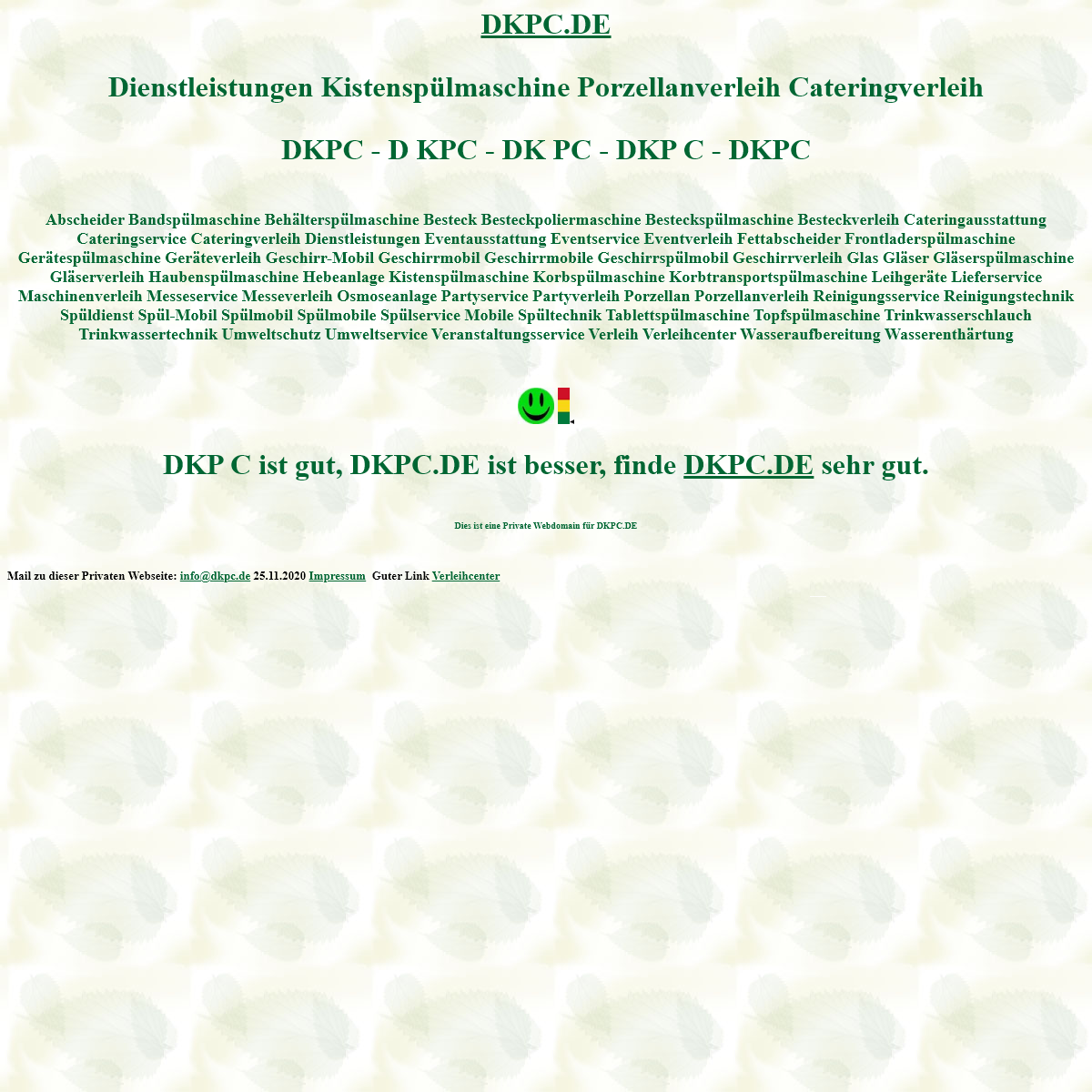 A complete backup of dkpc.de