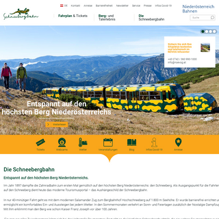 A complete backup of schneebergbahn.at