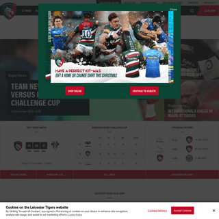 A complete backup of leicestertigers.com