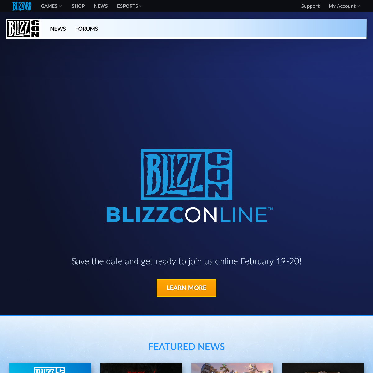 A complete backup of blizzcon.com