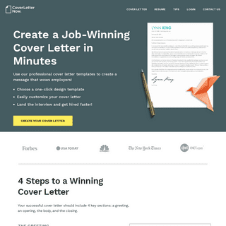 A complete backup of cover-letter-now.com