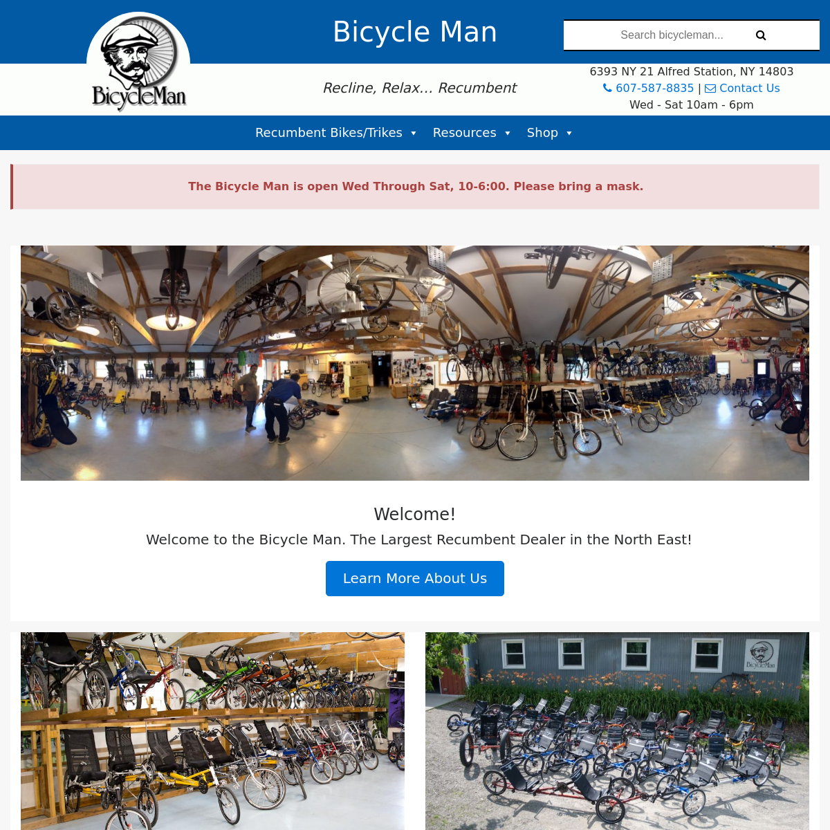 A complete backup of bicycleman.com