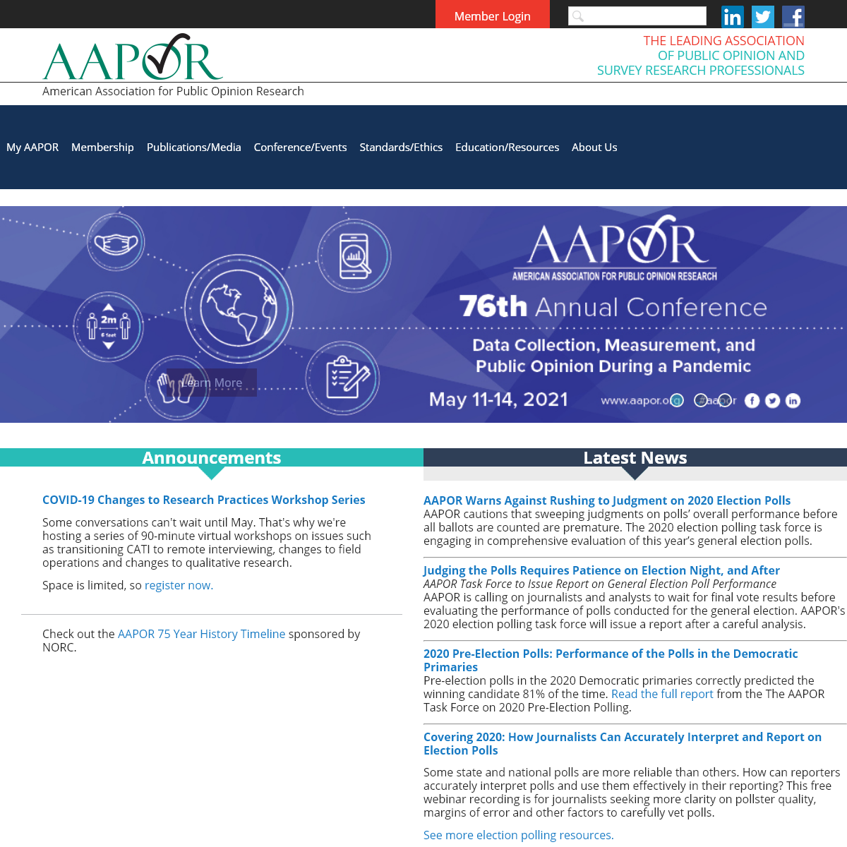 A complete backup of aapor.org