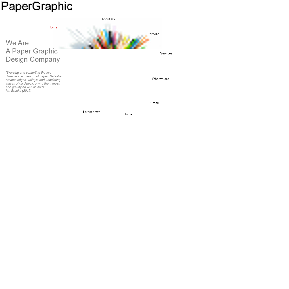 A complete backup of papergraphic.co.uk