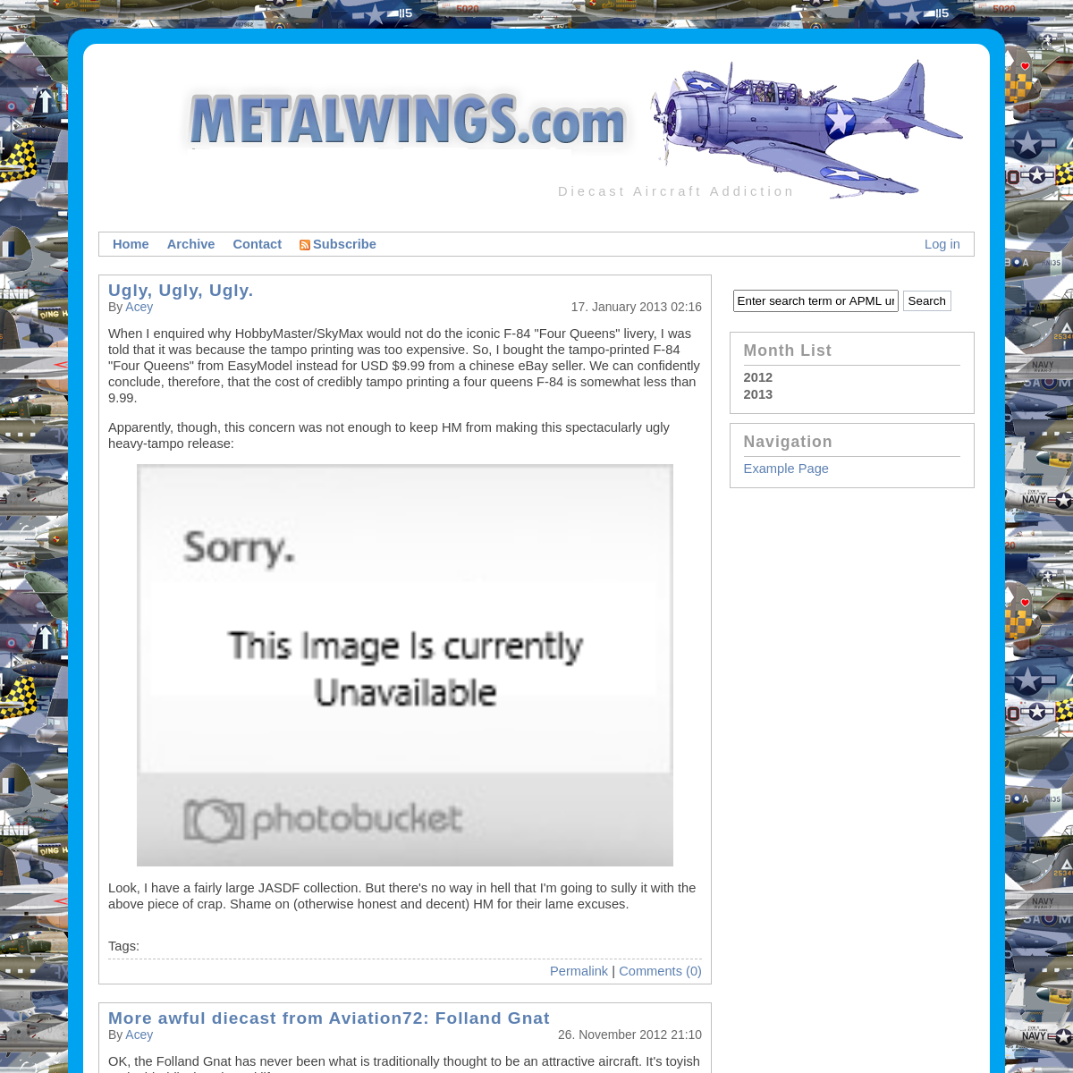 A complete backup of metalwings.com