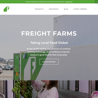 A complete backup of freightfarms.com