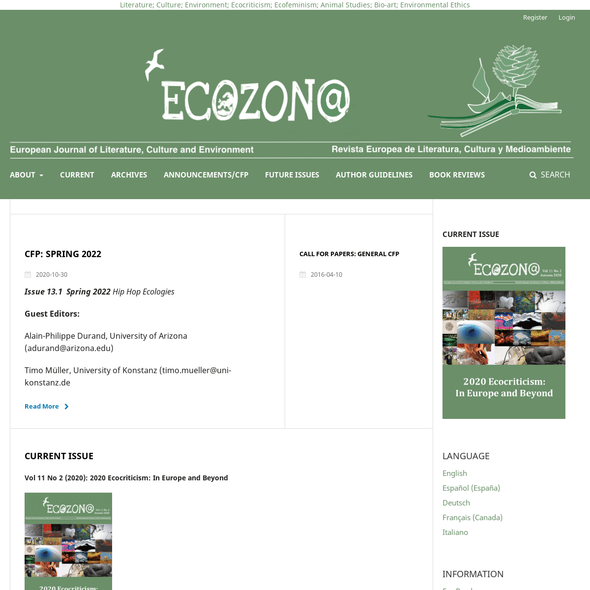 A complete backup of ecozona.eu