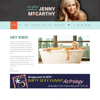 A complete backup of jennymccarthy.com