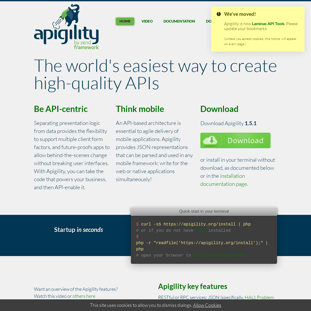 A complete backup of apigility.org