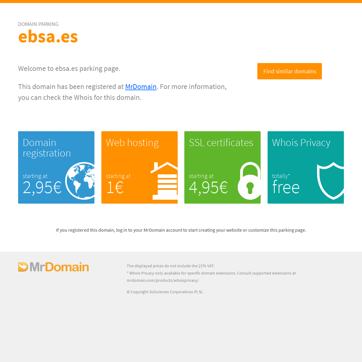 A complete backup of ebsa.es