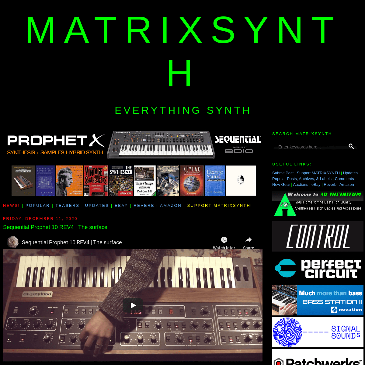 A complete backup of matrixsynth.com