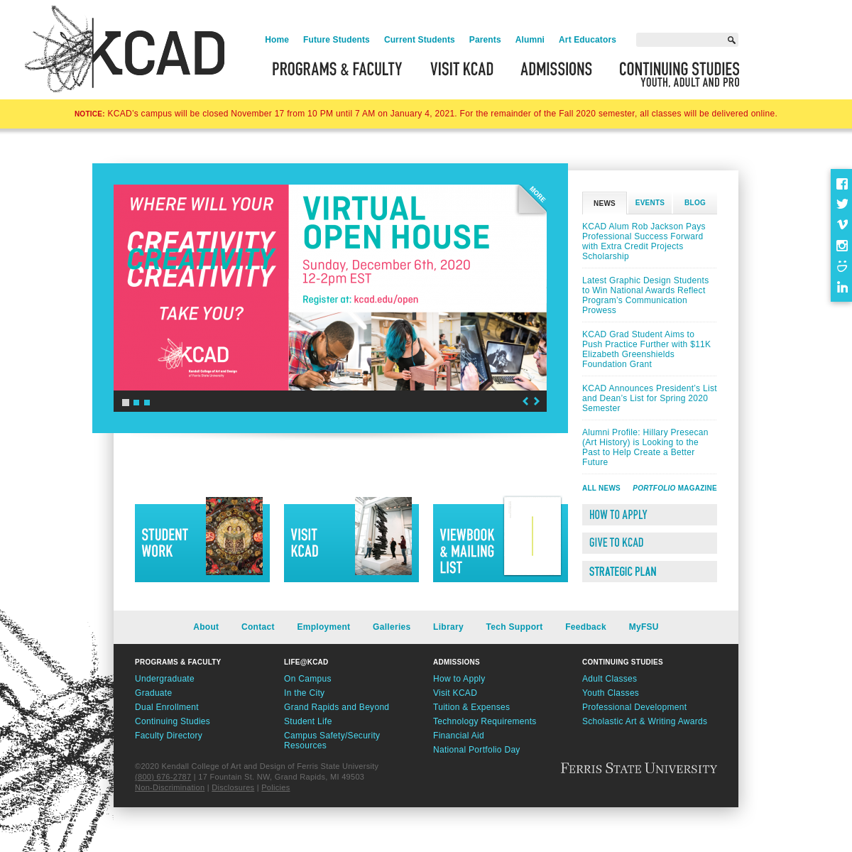 A complete backup of kcad.edu