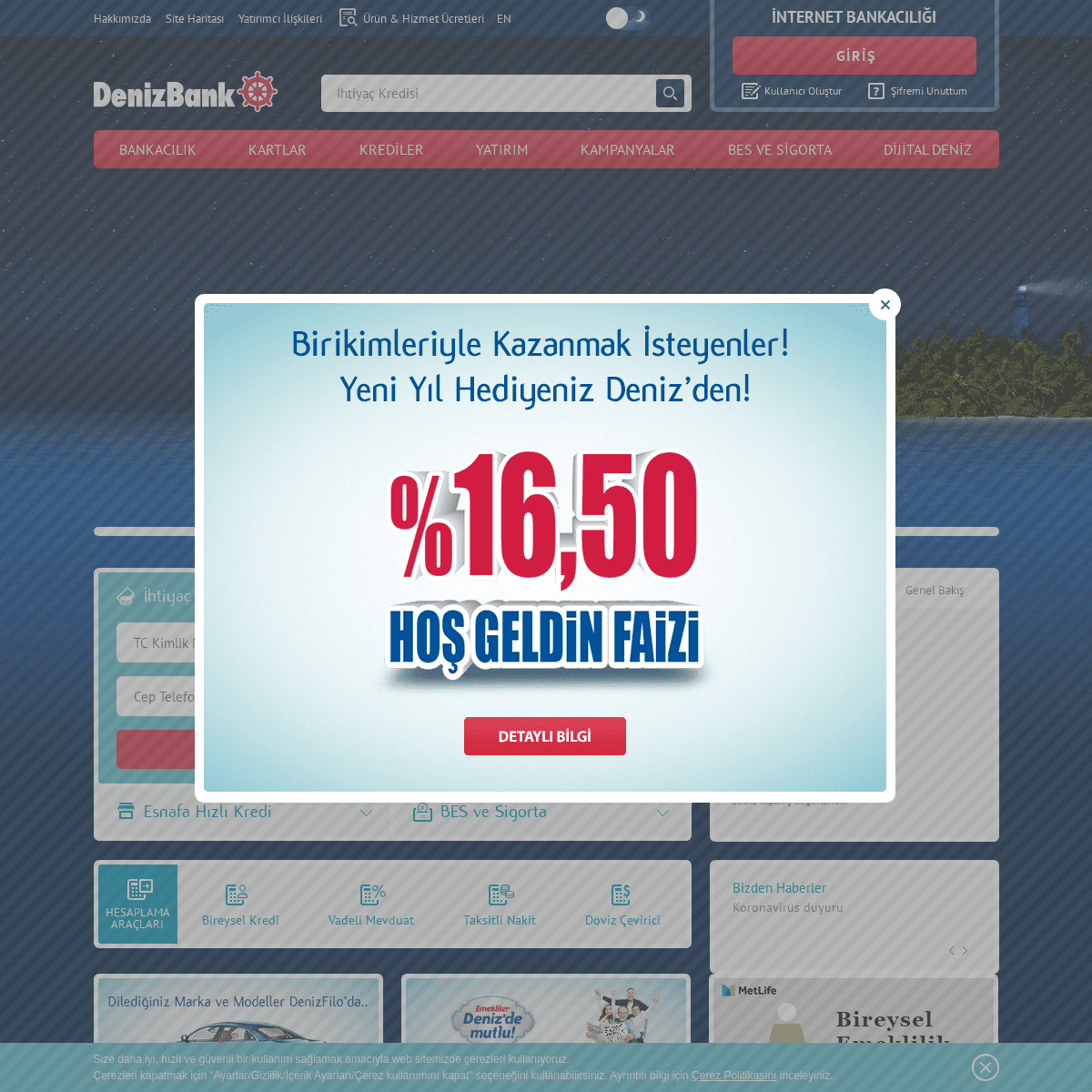 A complete backup of denizbank.com