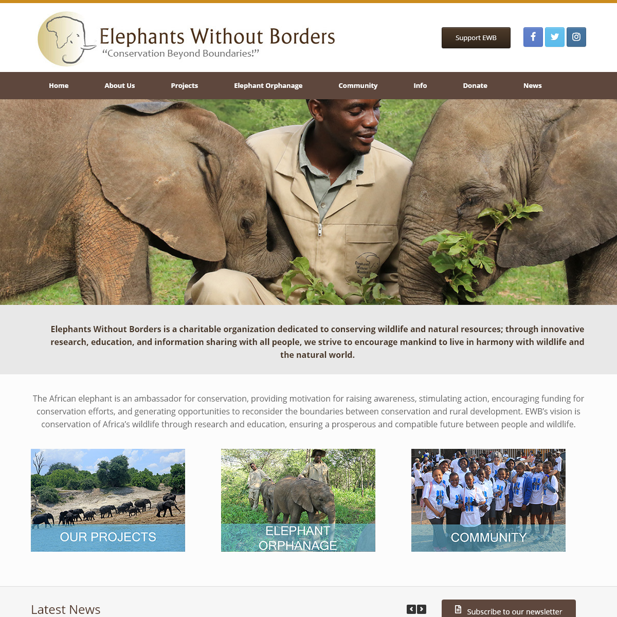 A complete backup of elephantswithoutborders.org