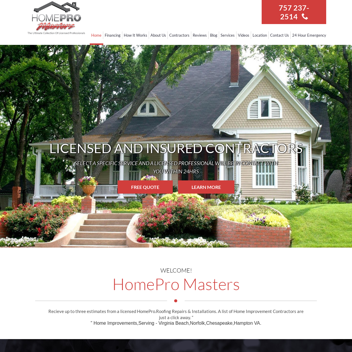 A complete backup of homepromasters.com