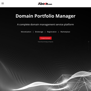 A complete backup of above.com