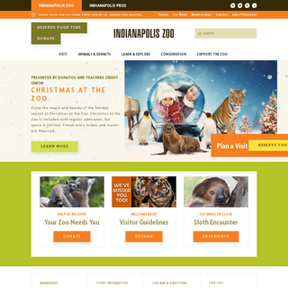 A complete backup of indianapoliszoo.com