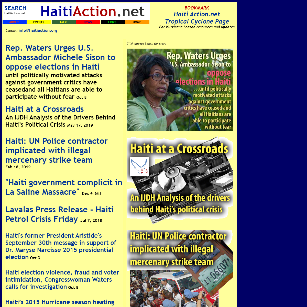 A complete backup of haitiaction.net