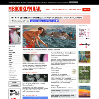 A complete backup of brooklynrail.org