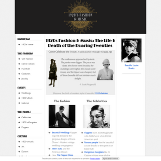 A complete backup of 1920s-fashion-and-music.com