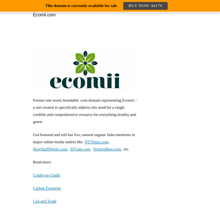 A complete backup of ecomii.com