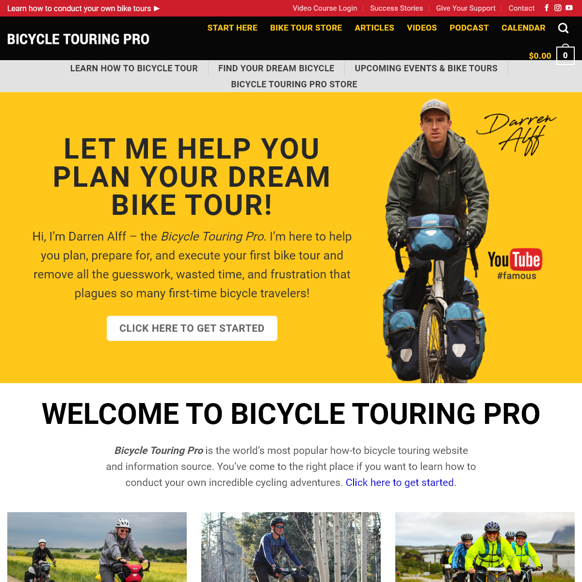 A complete backup of bicycletouringpro.com