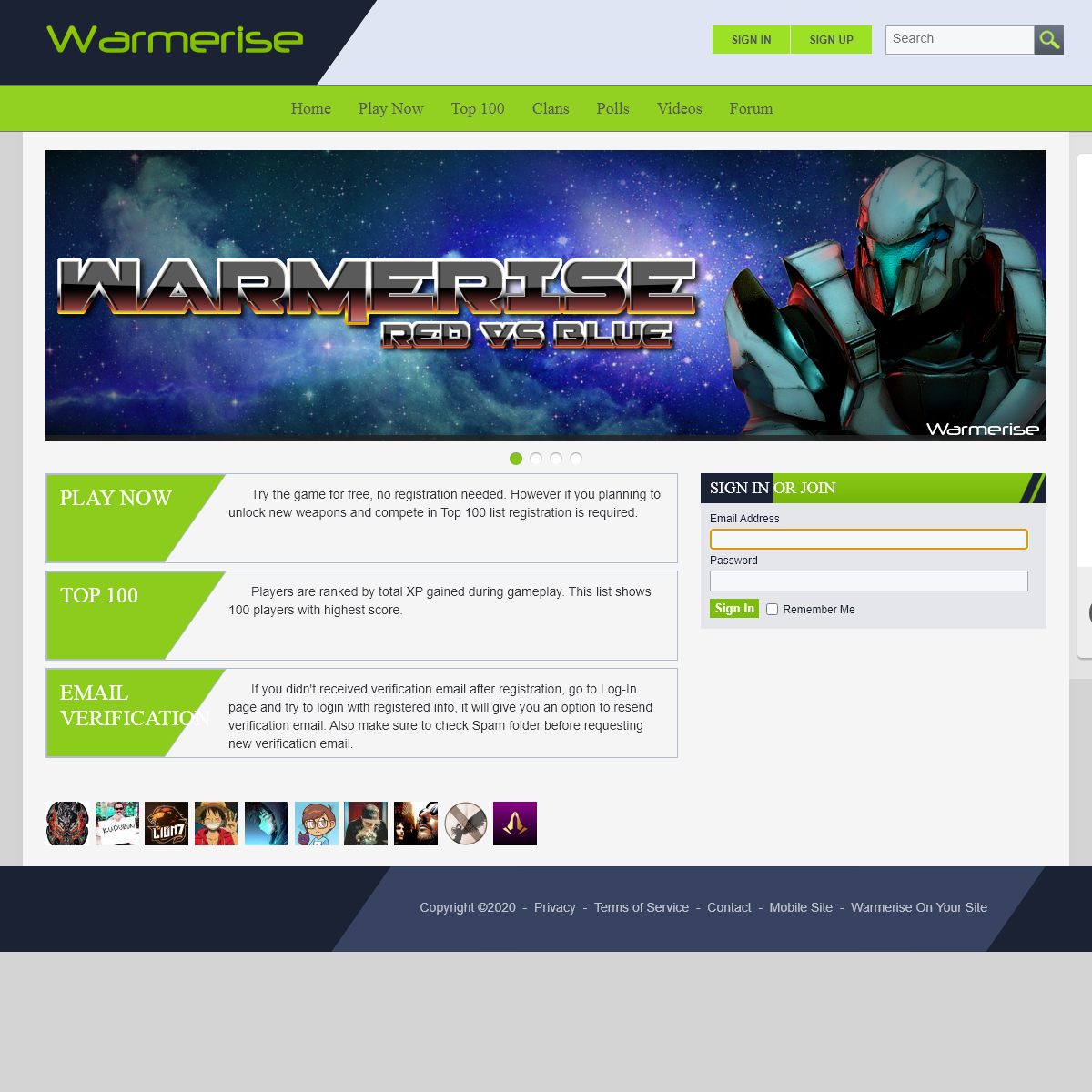 A complete backup of warmerise.com