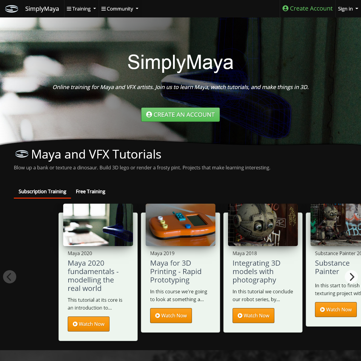 A complete backup of simplymaya.com