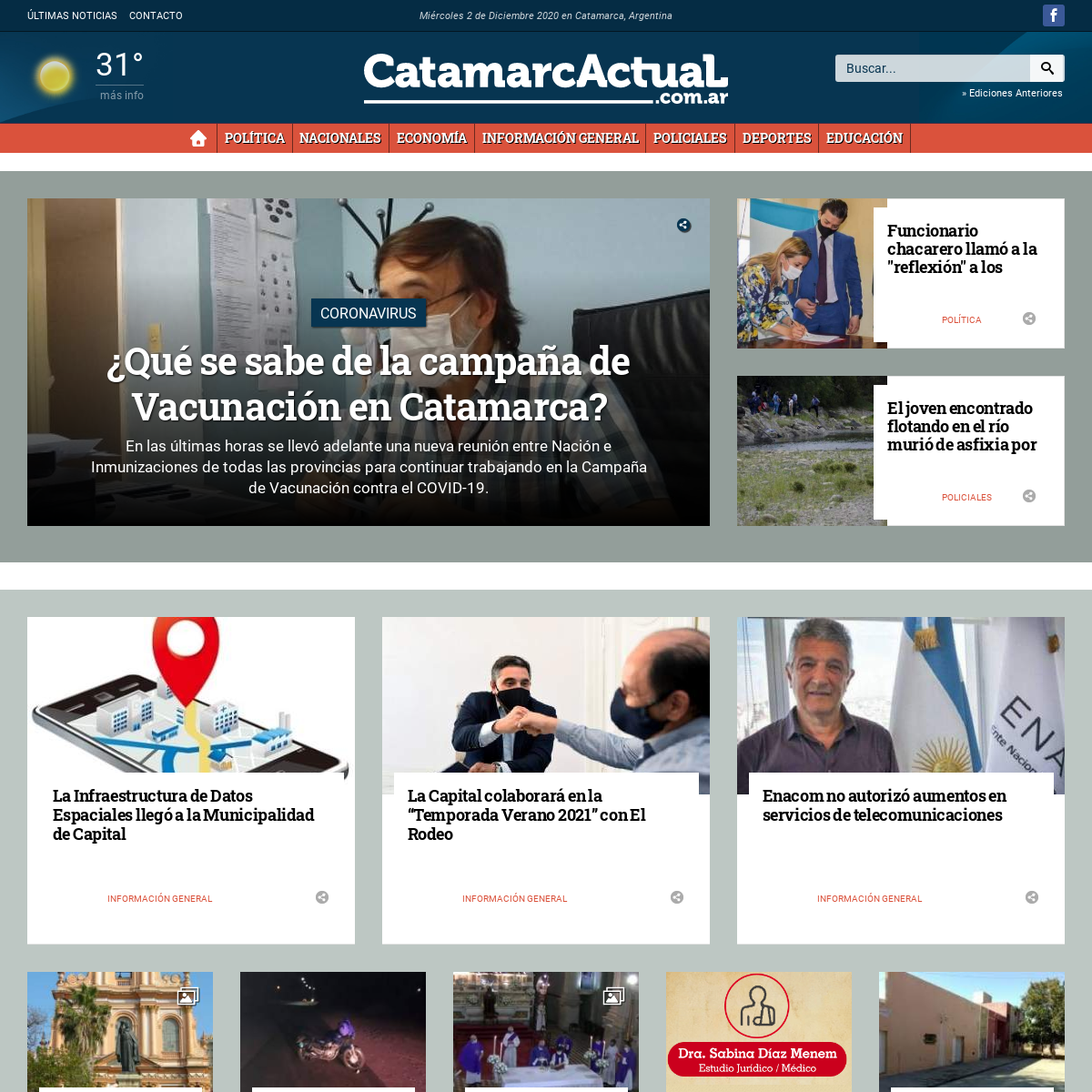 A complete backup of catamarcactual.com.ar