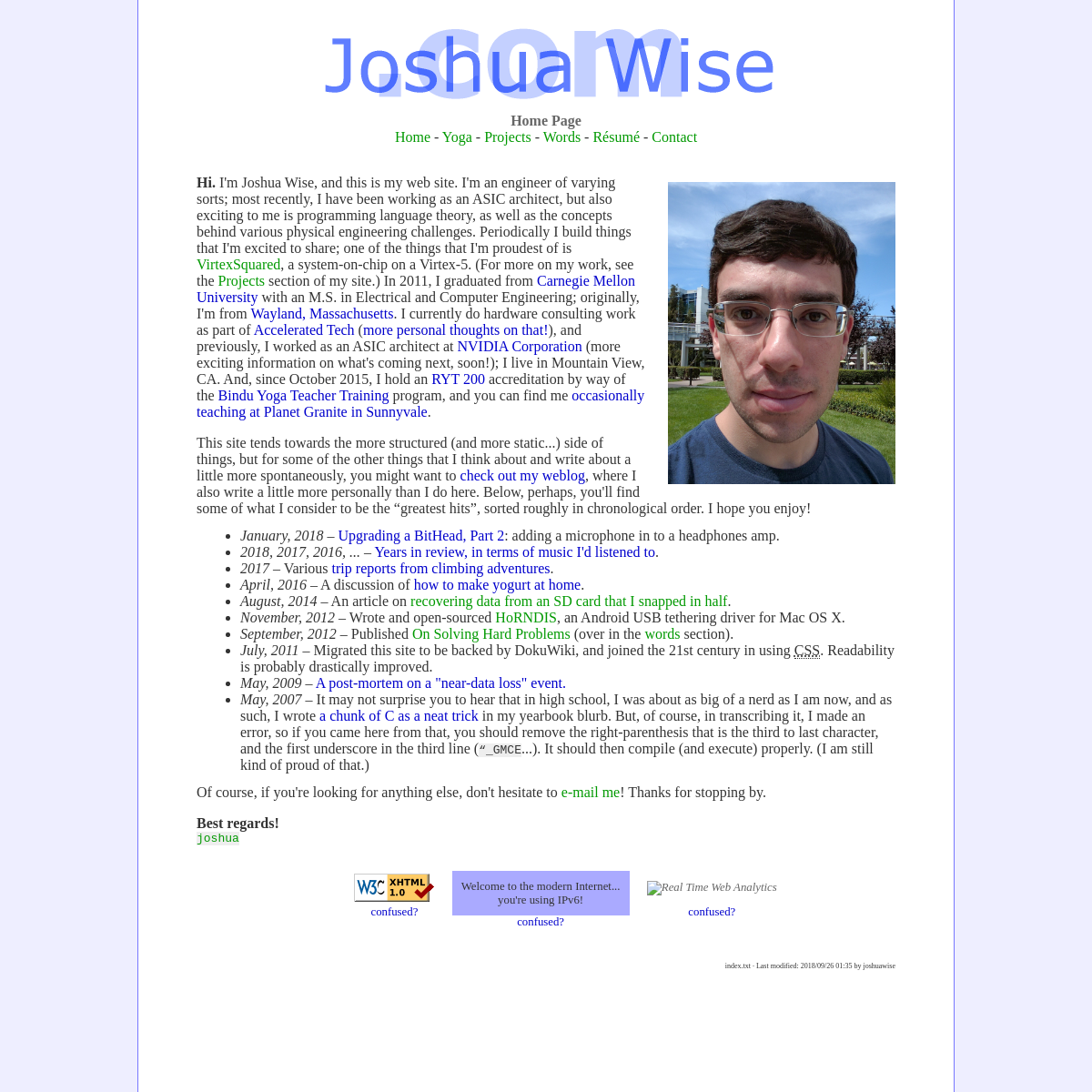 A complete backup of joshuawise.com