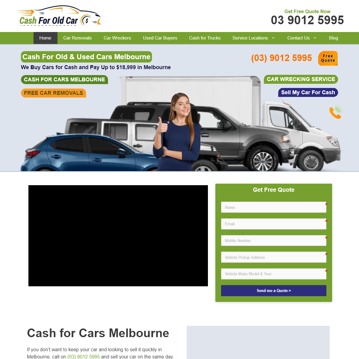 A complete backup of cash-for-old-car.com.au