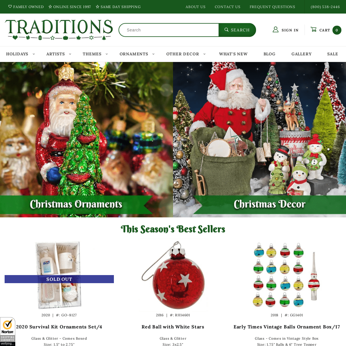 A complete backup of christmastraditions.com