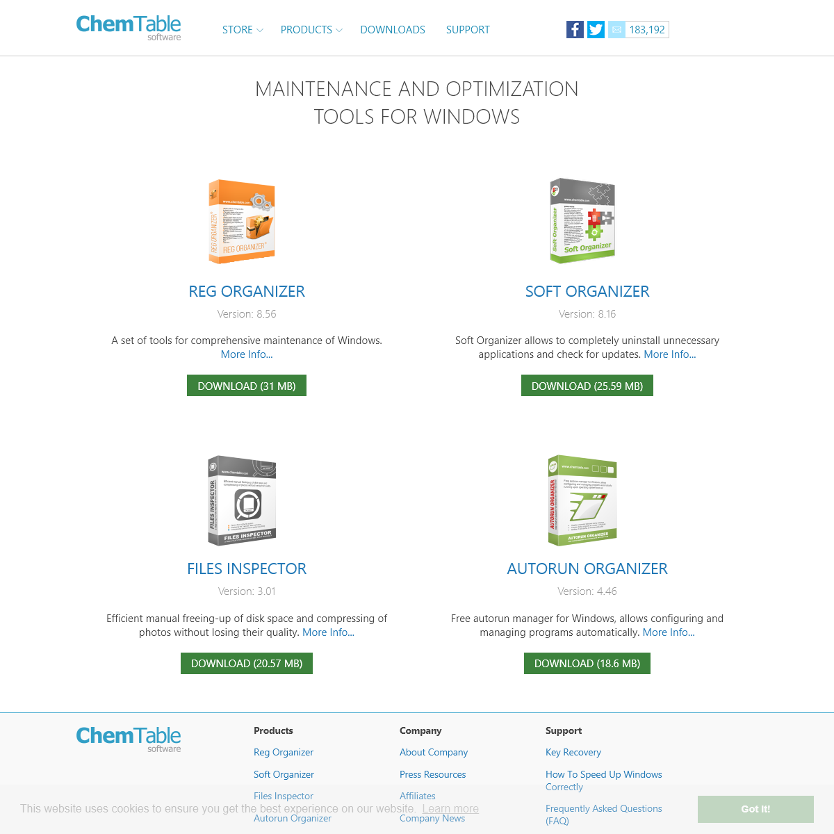 A complete backup of chemtable.com