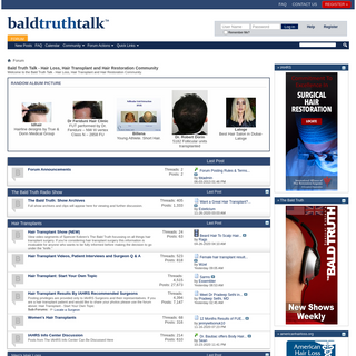 A complete backup of baldtruthtalk.com