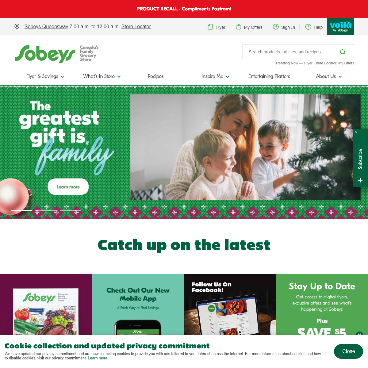 A complete backup of sobeys.com