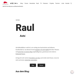A complete backup of raul.de