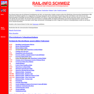 A complete backup of rail-info.ch
