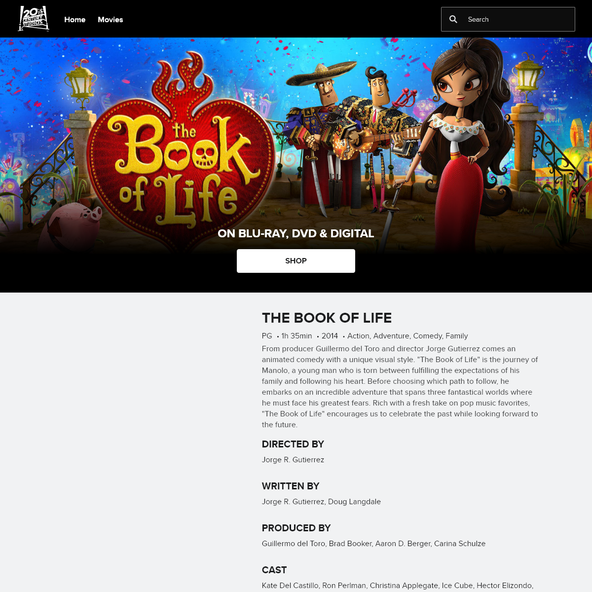 A complete backup of bookoflifemovie.com