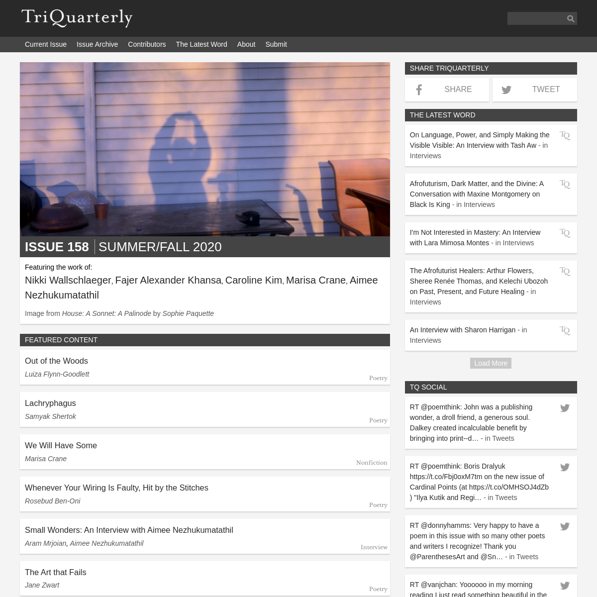 A complete backup of triquarterly.org