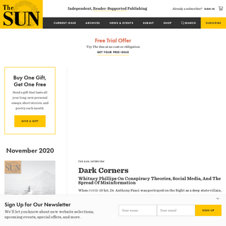 A complete backup of thesunmagazine.org
